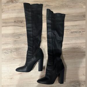 Aldo Black Knee-High Women's Boots